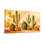 Plantes et fleurs, paysage de cactus du désert, reproduction d'art