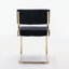 Ensemble de 2 chaises en velours côtelé avec base en métal-438955488