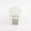 Table d'appoint hexagonale en marbre naturel blanc-364920326