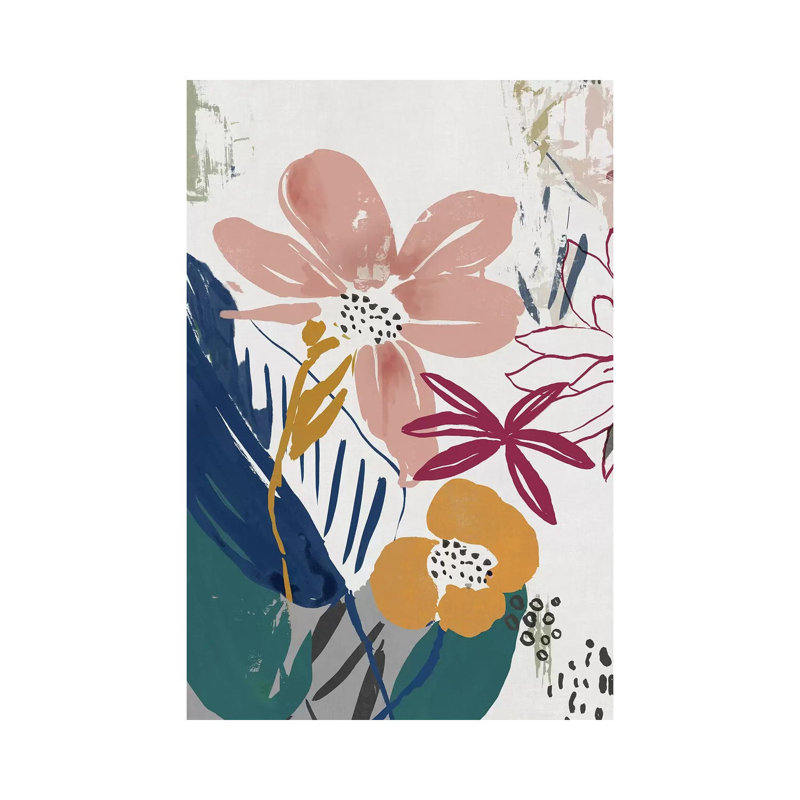 Smile Of The Summer by Asia Jensen - Wrapped Canvas Painting