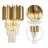 Modern 1 Light 3 Tier Crystal Wall Sconce-26390438