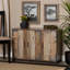Armoire à chaussures 3 portes Windsor Modern and Contemporary Farmhouse
