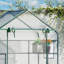 Mini serre d'extérieur avec porte grillagée et fenêtres Outsunny
