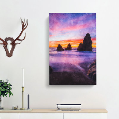 Rodeo Beach - Wrapped Canvas Painting