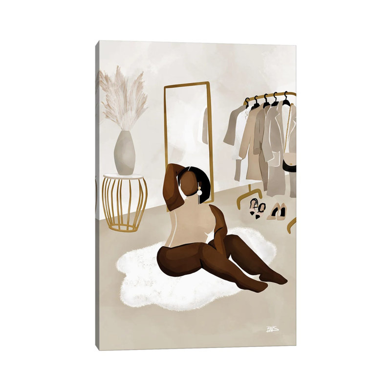 Dena 1 Piece Wall Art on Canvas, 101.6 cm H x 66.04 cm W x 1.91 cm D, Wrapped Canvas