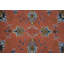 Tapis unique noué à la main des années 2010 de 2 pi 6 po x 4 pi 2 po orange / ivoire / noir Jerona