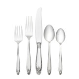 Prelude 5 Piece Sterling Silver Flatware Set, Service for 1