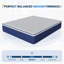 Matelas hybride en mousse viscoélastique gélifiée 14 po Avenco-71952446