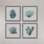 « verts ii », ensemble de 4 reproductions de peintures à l’aquarelle encadrées-30011356