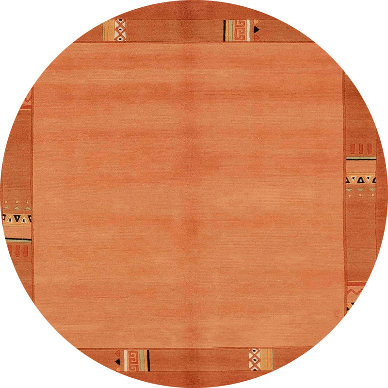 Abstract Indoor Rug, Round 3'