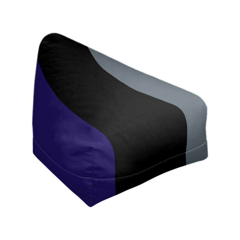 Fauteuil à billes Washington, Mauve / noir / gris, 27 po x 27 po x 30 po