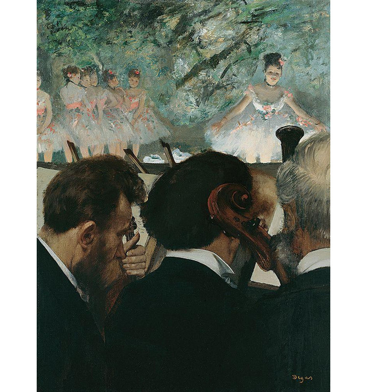 «Vault W», œuvre d'art sur toile tendue par Edgar, Degas