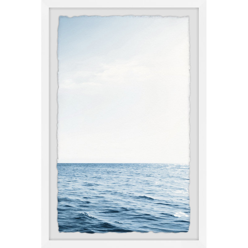 Unending Sea View 1 Piece Single Picture Frame Wall Art, 91cm H x 61cm W x 3.81cm D