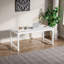 Bureau de direction 63 po - Design industriel moderne avec plateau en grain de bois