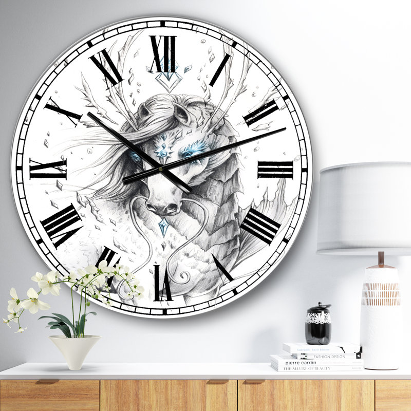 Horloge murale moderne surdimensionnée Sea Sea, Petit