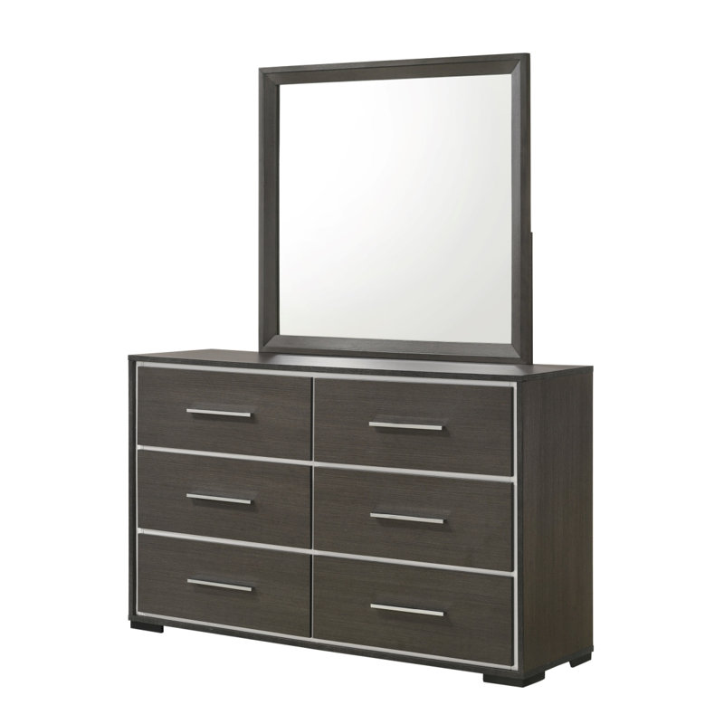 Commode contemporaine à 6 tiroirs 1Pc