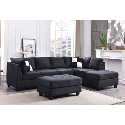 Canapé modulaire avec repose-pieds Radwa