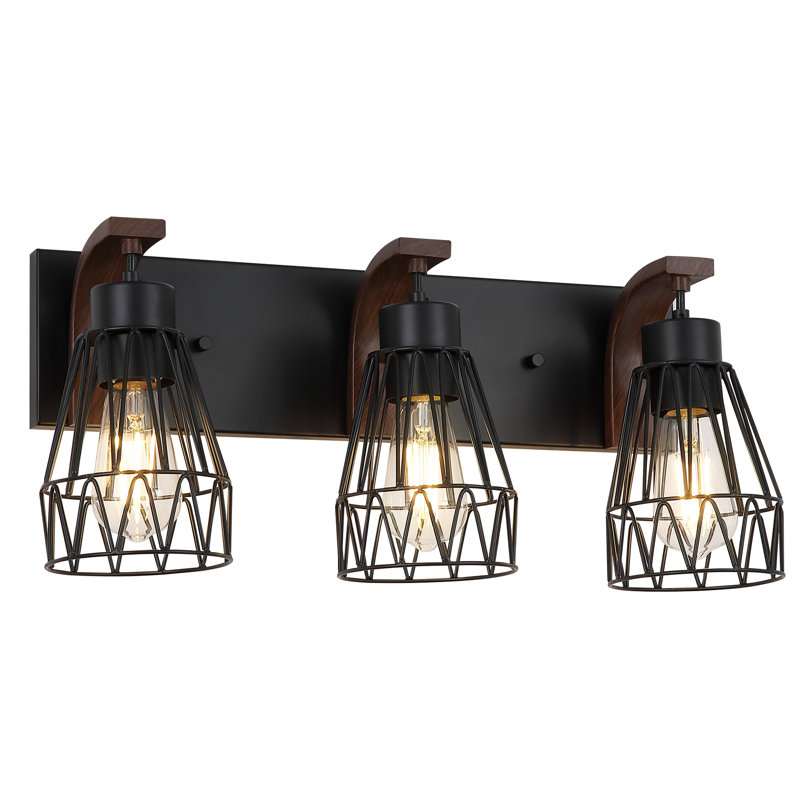 Éclairage pour meuble-lavabo industriel Farmhouse, 3 lumières