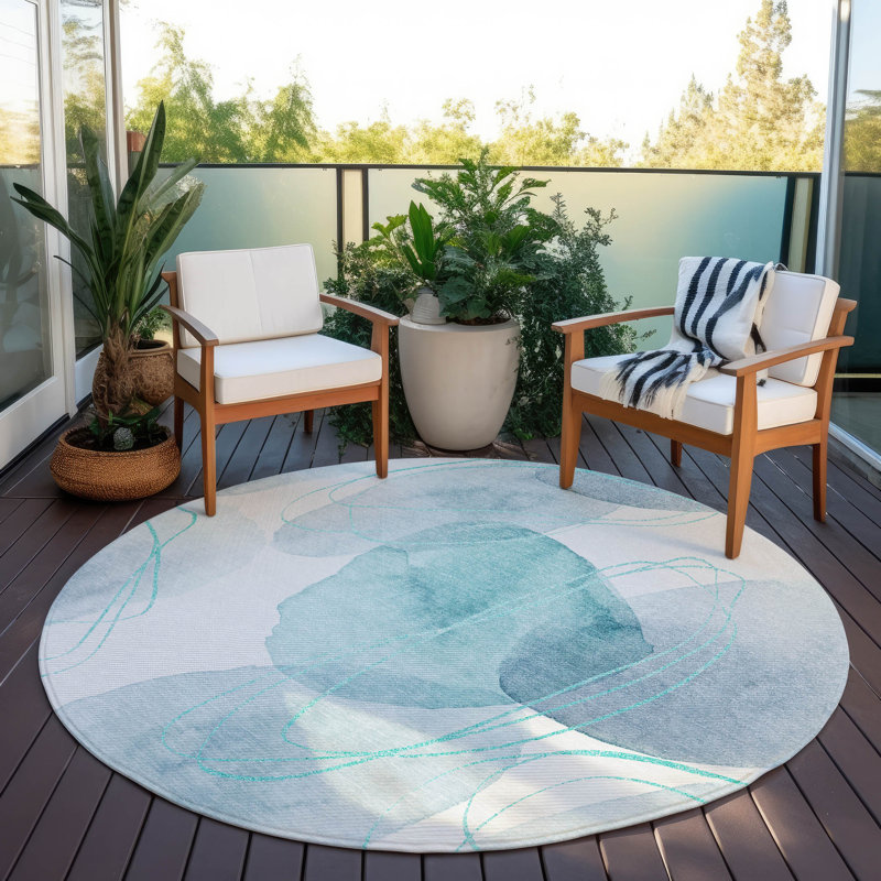 Tapis intérieur / extérieur Altair, Rond 8 pi
