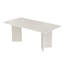 Table de salle à manger moderne blanc de 70,9 po x 29,5 po x 35,4 po | 100% panneau de particules enduit de mélamine, épaisseur: 1,0 pouce | Conception élégante de couleur unie, durable avec capacité de 154,3 lb | Parfait pour les salles à manger contemporaines-1958357859