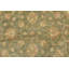Tapis oriental traditionnel en laine vert noué à la main 6 pi 7 po x 6 pi Ziegler