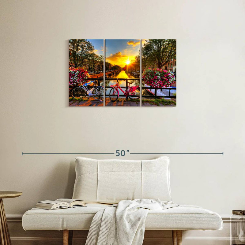 Kavia Morning In Amsterdam, 20" H x 33" W