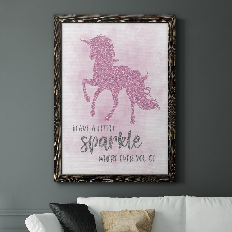 Sparkle - cadre photo, impression sur toile, Cadre noir, H 44 po x l 31 po x P 1 po