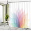 Ensemble de rideau de douche + crochets-44324282