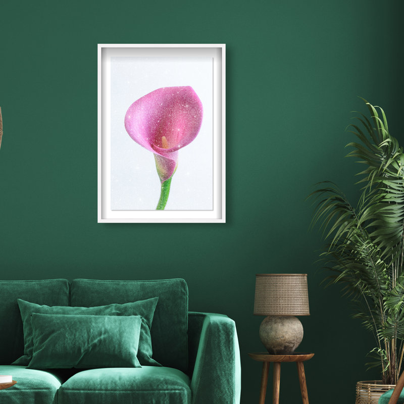 Pink Luminescence I Framed Graphic Art, 55.5"H x 37.5"W, White Shadowbox