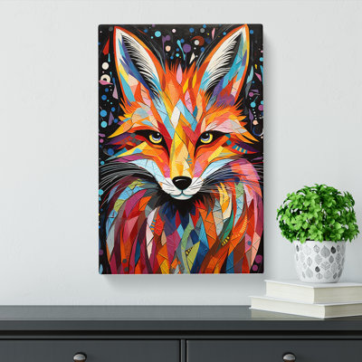 Fox Abstract No.2 - Wrapped Canvas