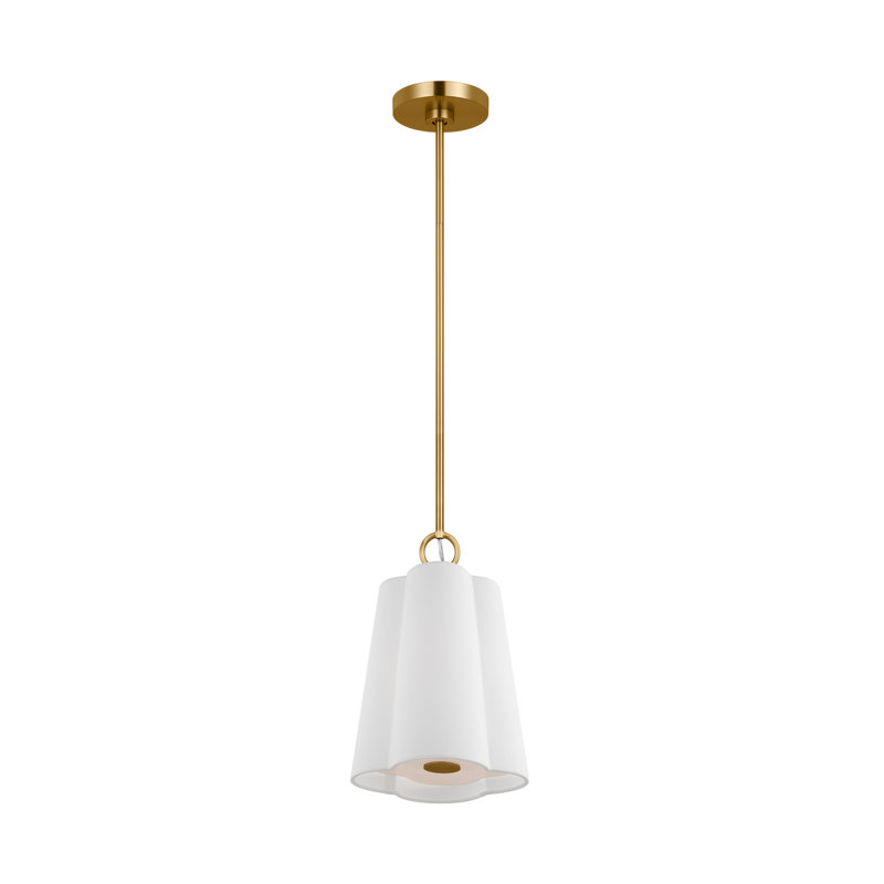 Rex 1 - Light Small Hanging Shade Burnished Brass