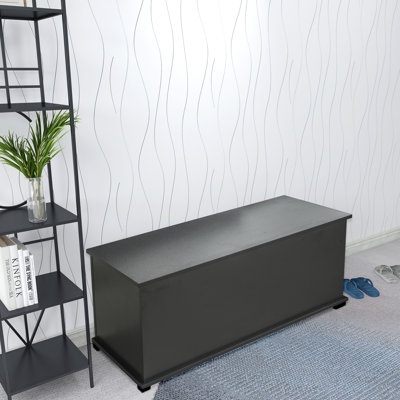 Coffre de rangement coffre, boîte en bois à plateau relevable pour jouets