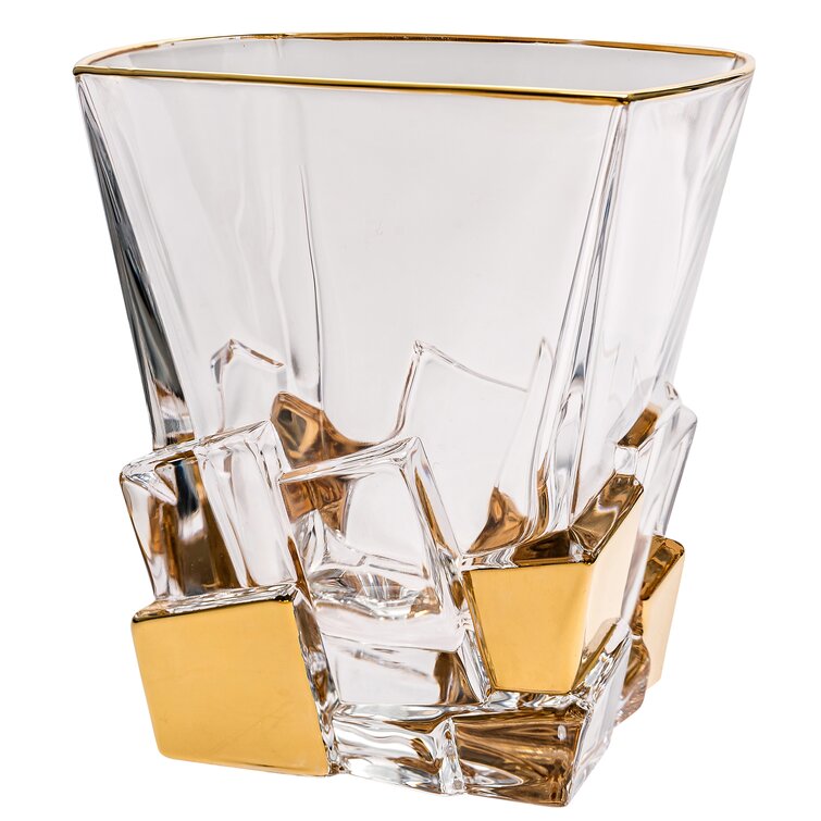 Mercer41 Hearn 12oz. Crystal Whiskey Glass Set & Reviews 