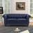 Oma 62" Rolled Arm Chesterfield Loveseat-710986908