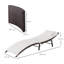 Aymelia 196cm Long Reclining Single Chaise with Cushions