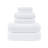 Diagonal Ribbed White 100% Cotton Quick Dry 6-Piece Towel Set-117198012-119276173