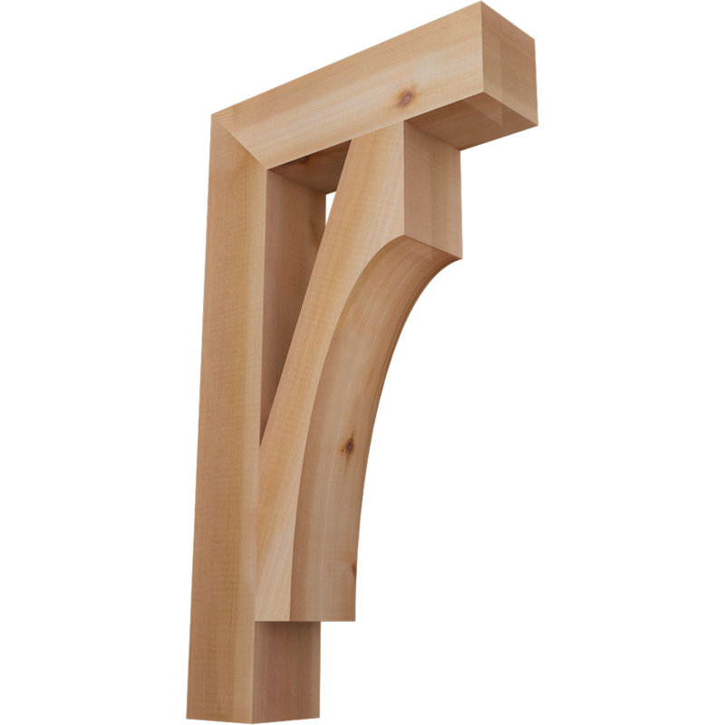 Support Westlake Block, Cèdre rouge de l'Ouest (lisse), H 28 po x l 3,5 po x P 16 po