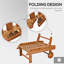 Chaise longue d'extérieur pliante avec roulettes