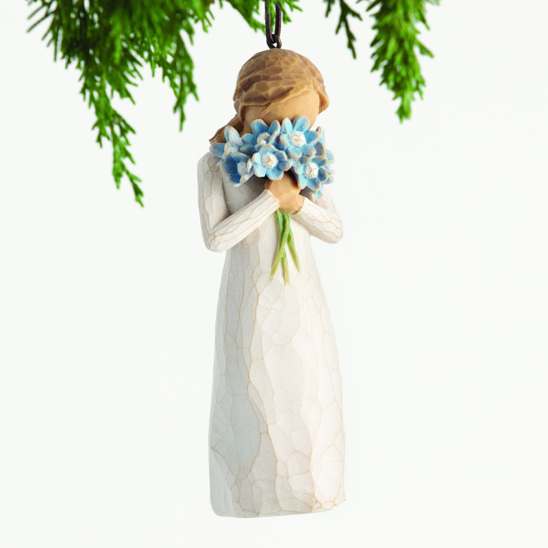 10.5cm Porcelain Hanging Figurine Ornament