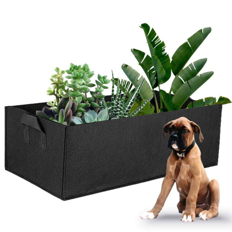 Rectangular Garden Growing Bag Plants Bags Square Planting Container Fabric