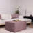 Overstuffed Microfiber Rectangle Ottoman, 16"H-107144504