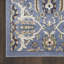 Tapis floral tissé à la machine 6 pi x 9 pi ivoire