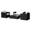 Holleran Rattan 4 - Person Seating Group