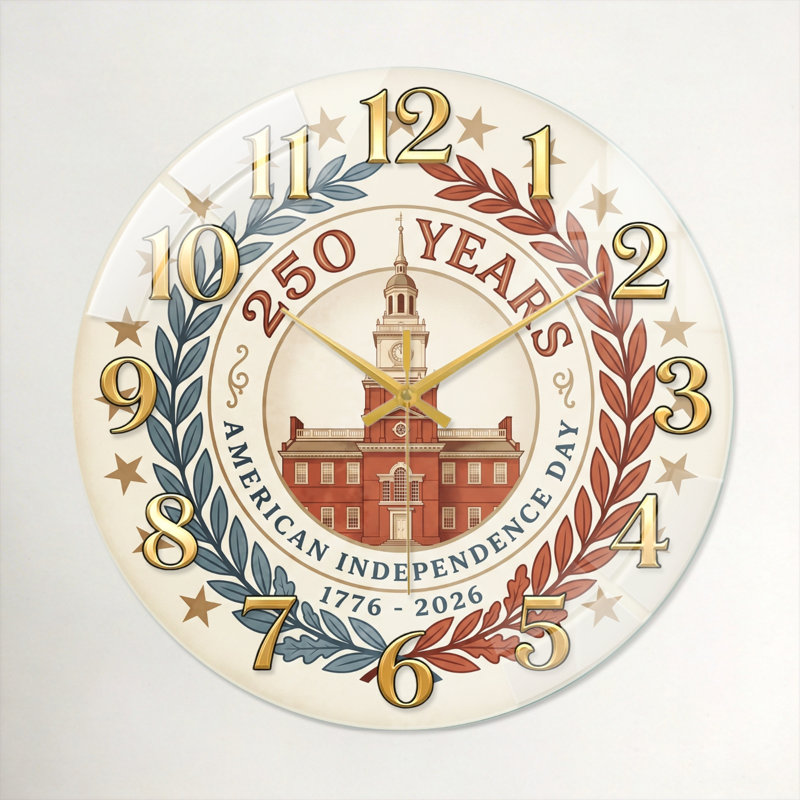 "American Independence USA 250th Anniversary Merchandise", 40 x 40 cm (15,7 x 15,7 pouces)