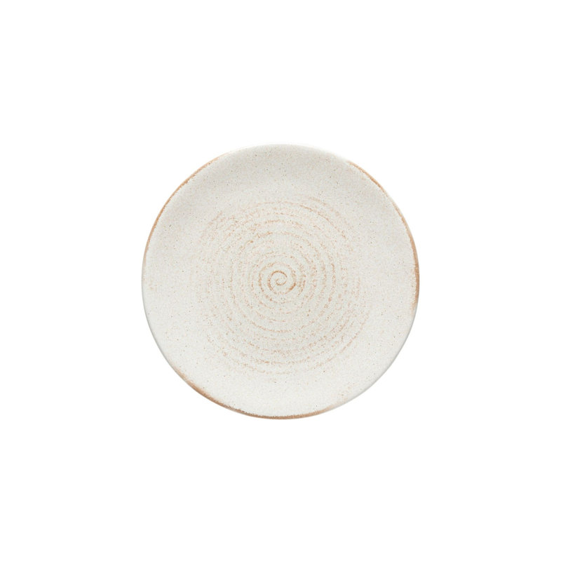Monterosa Stoneware Dinner Plate, Cream