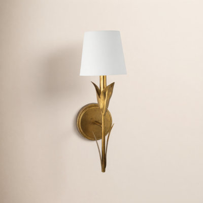 River Reed Single Light Dimmable Armed Sconce