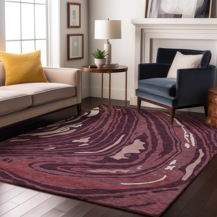Premium Machine Washable Cossette AMF1051 Swirls Rug
