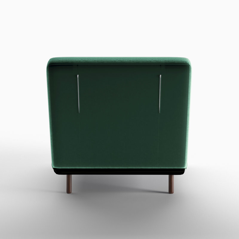 Fauteuil convertible Clarissa, Velours vert foncé