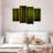 Avery Dark Green Abstract