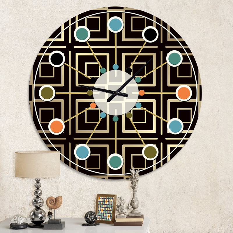 Horloge murale Golden Luxury, Moyenne